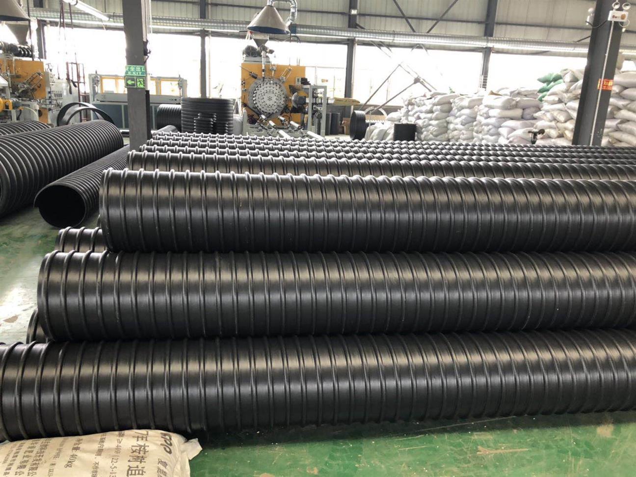 天津钢带增强聚乙烯螺旋波纹管生产厂家
