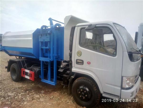 120升塑料垃圾桶收集挂桶垃圾车生产厂家