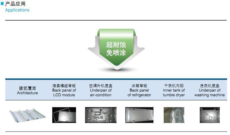 G345强度55%镀铝锌钢板HDP高耐候彩涂板