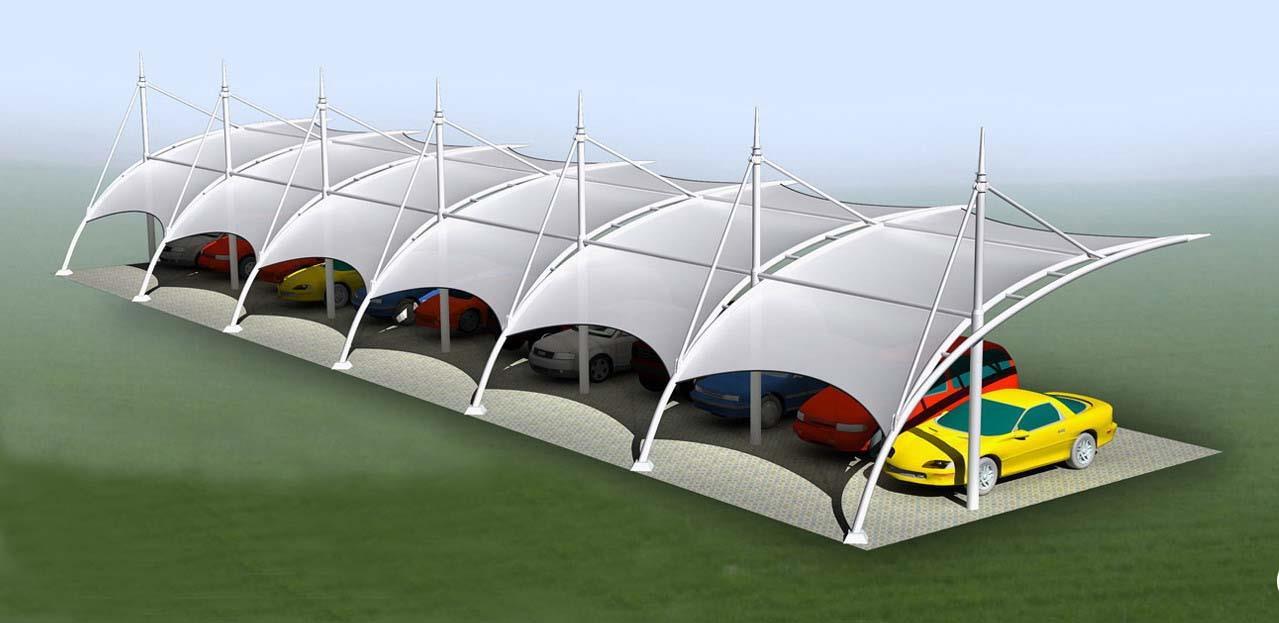 北京专业定制膜结构停车棚厂家直销