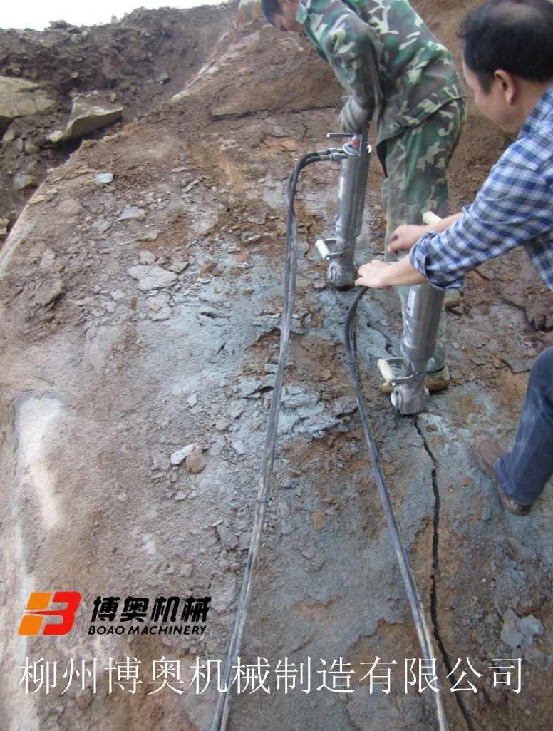 临沂液压岩石劈裂机厂