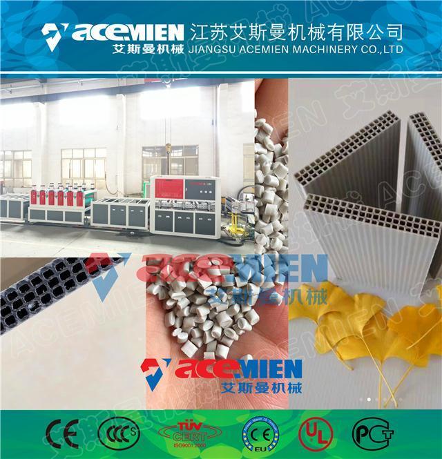 惠州PP中空塑料建筑格子板生產線廠