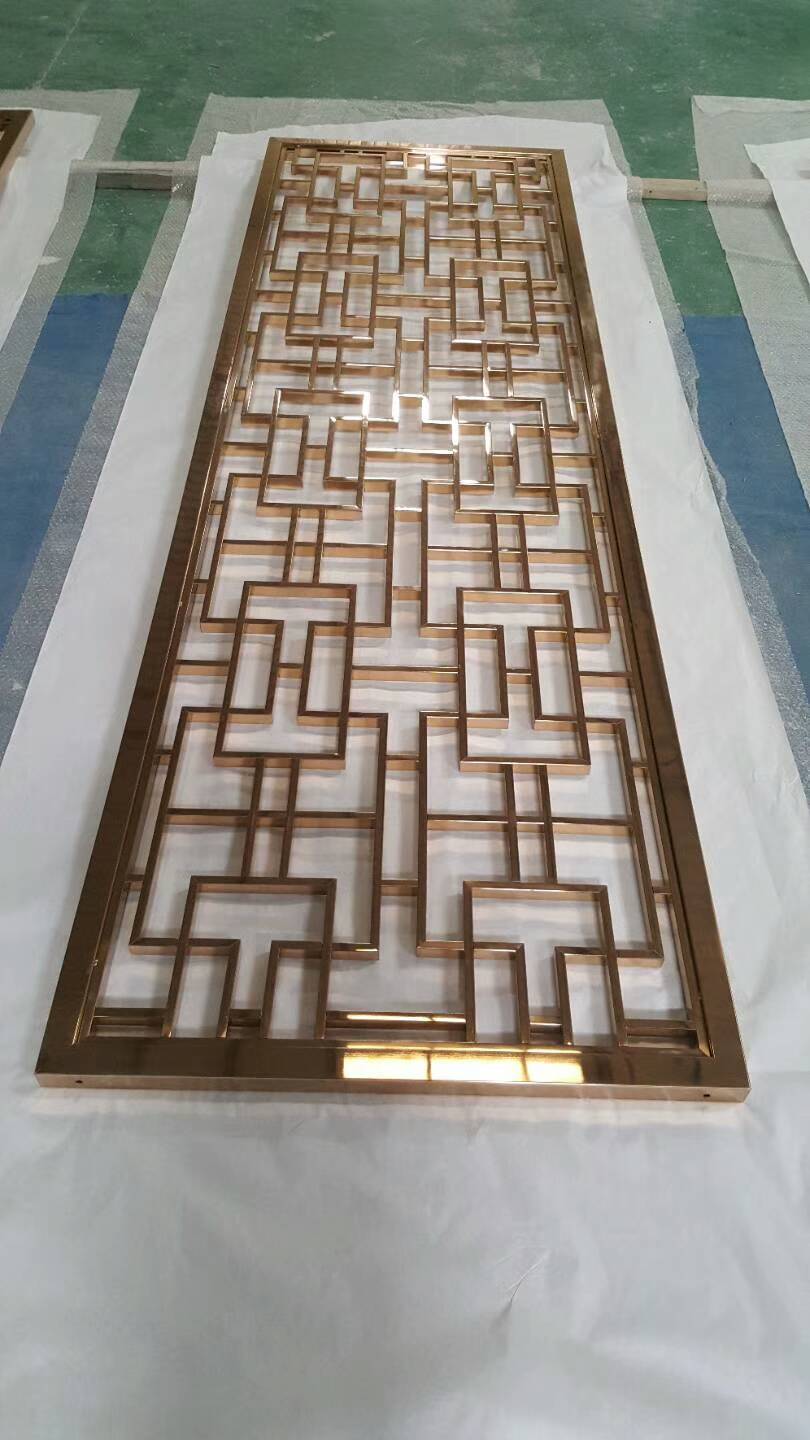 不锈钢花格屏风隔断