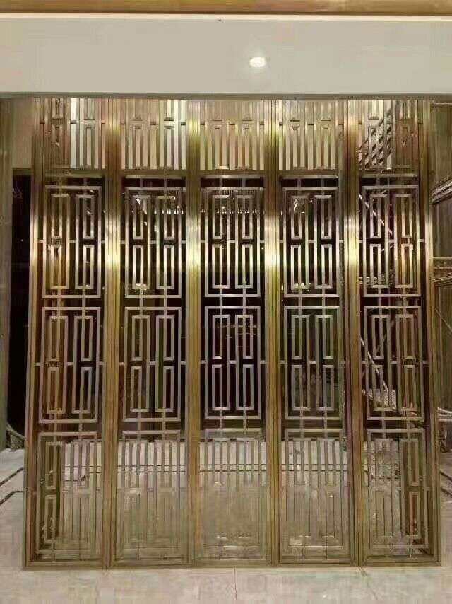 不锈钢花格屏风隔断