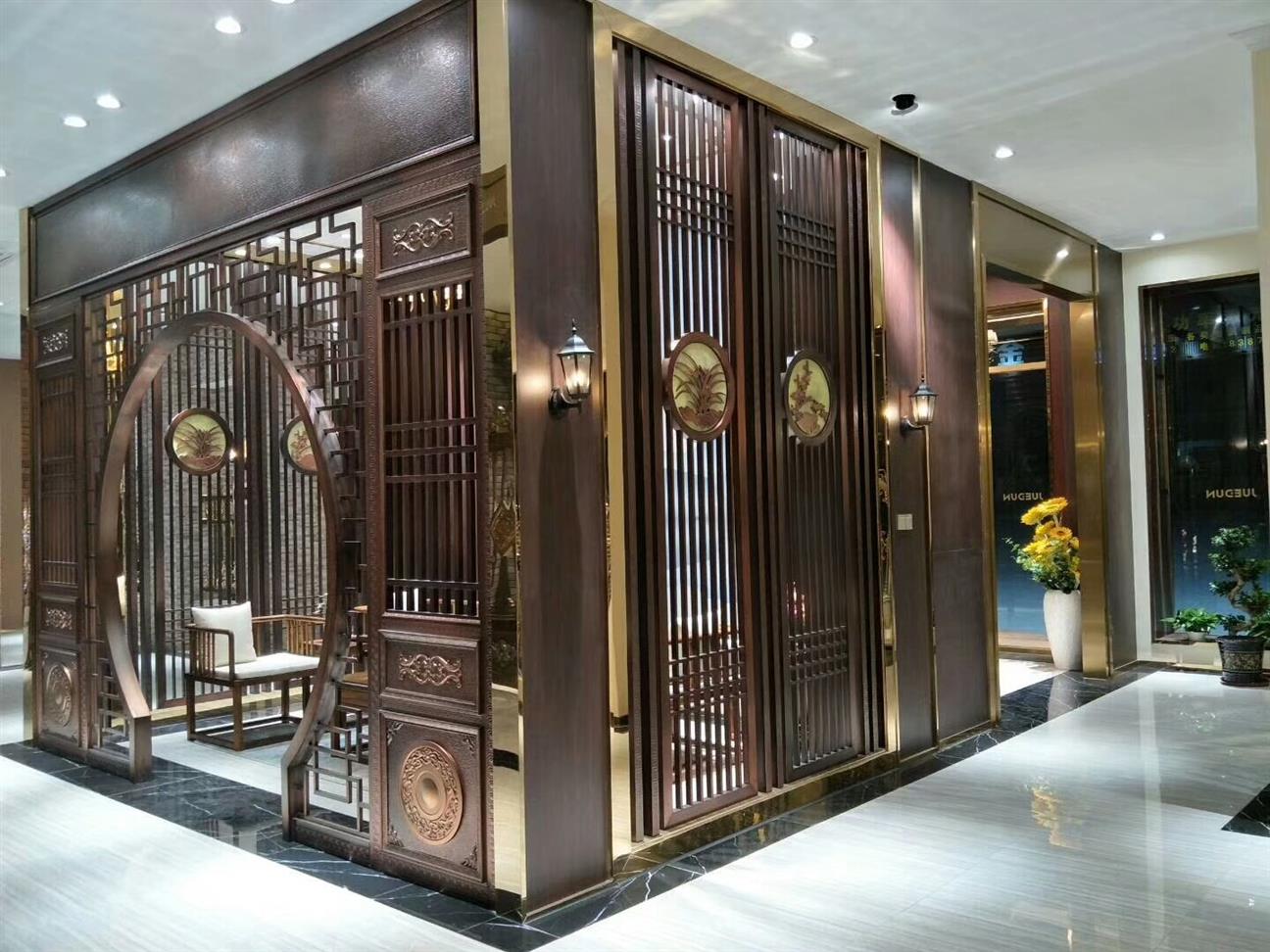 不锈钢花格屏风隔断