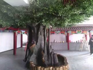 通化专业仿真树制作