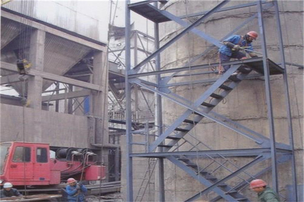 葫芦岛专业承接烟囱爬梯安装公司