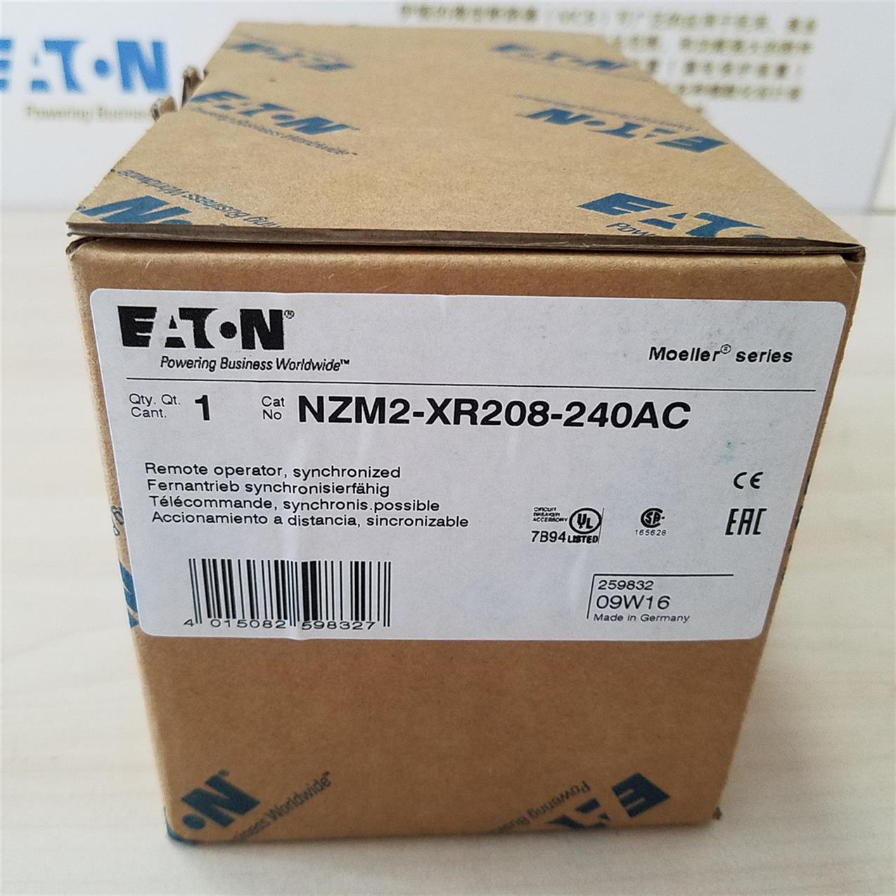 上海NZMN3-AE400EATON 穆勒塑殼斷路器促銷