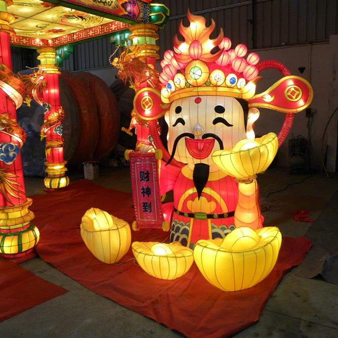 人物造型雕塑藝術(shù)花燈制作彩燈亮化廣場公園景點擺件策劃西安鐘樓燈光節(jié)