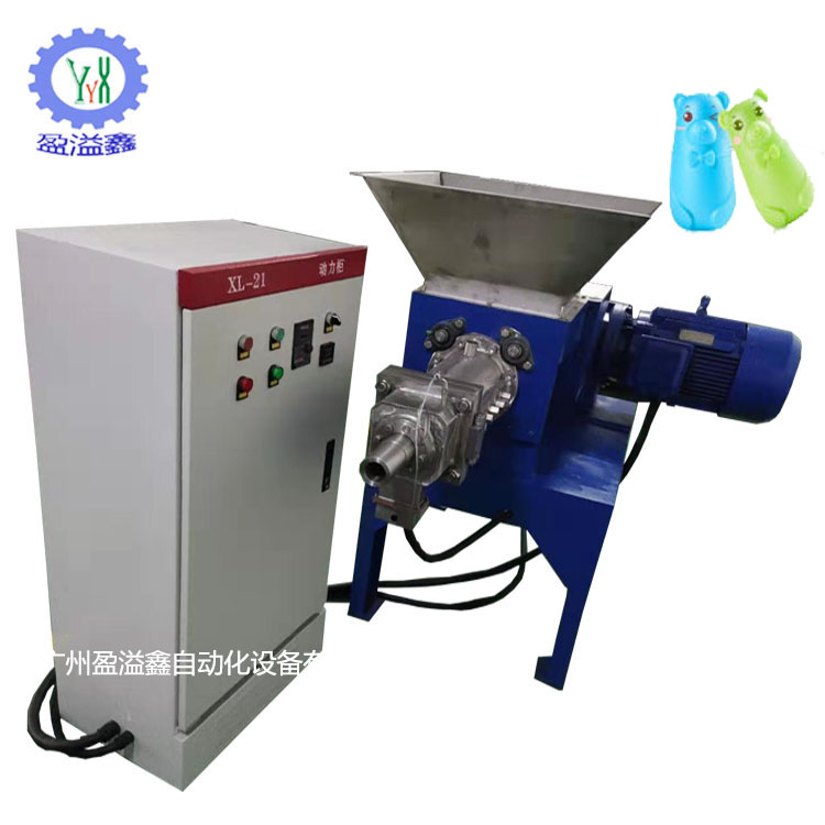 广州灌装蓝泡泡出条挤出机型号