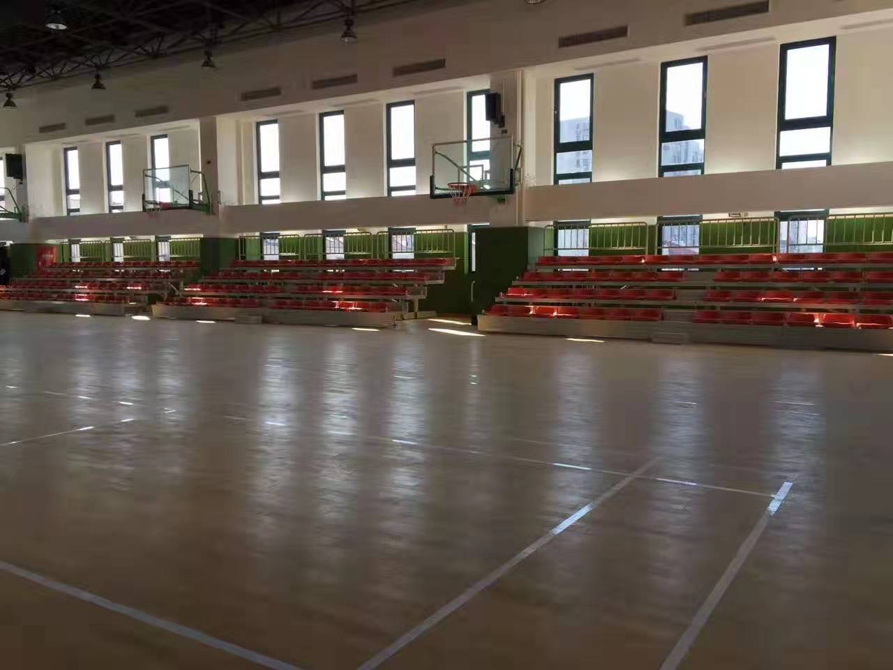 泉州学校橡胶木体育地板批发价