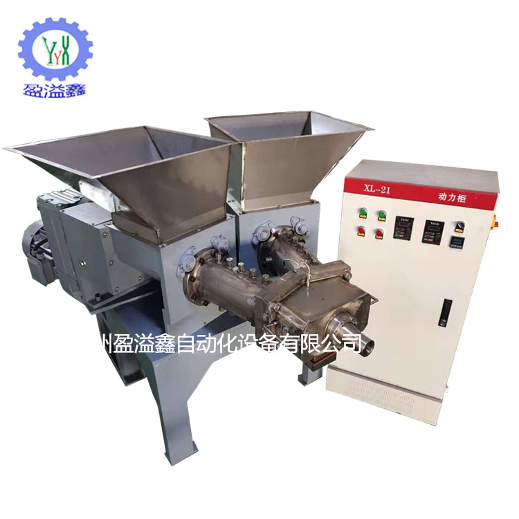 海口蓝泡泡双色岀条挤出机厂