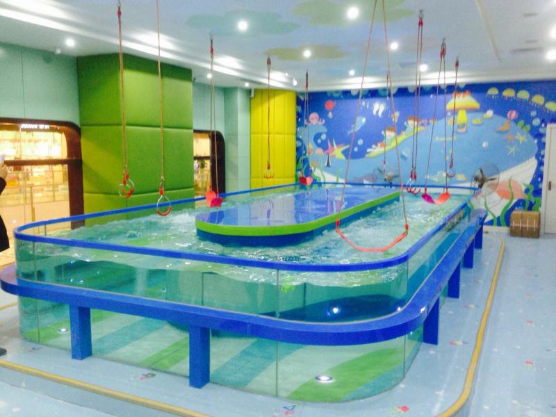 大連蕪湖柯銳科技嬰幼兒鋼化玻璃游泳池廠家