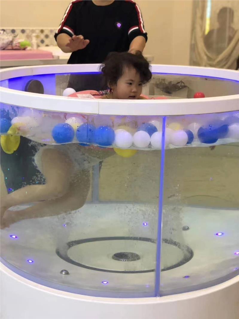 大連蕪湖柯銳科技嬰幼兒鋼化玻璃游泳池廠家