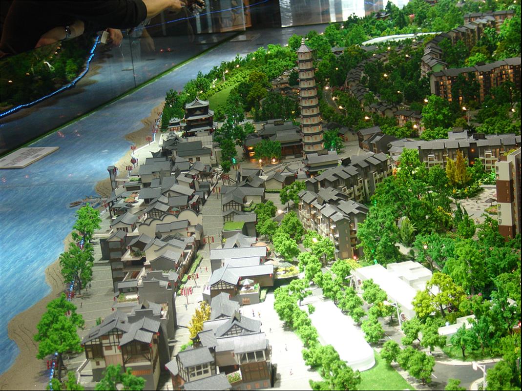 凉山古建筑模型制作