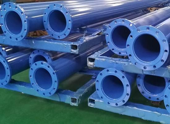 便携式法兰连接涂塑钢管 -涂塑弯管