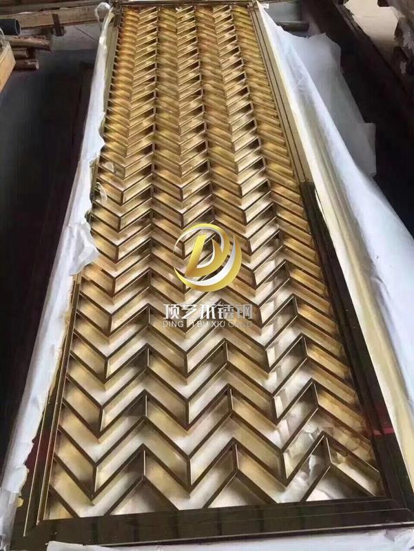 鞍山大堂不锈钢屏风