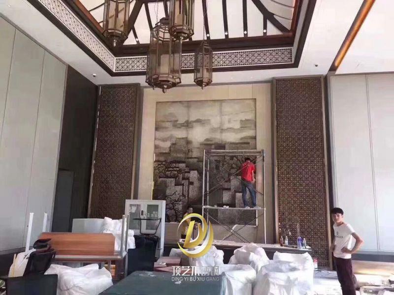 鞍山大堂不锈钢屏风