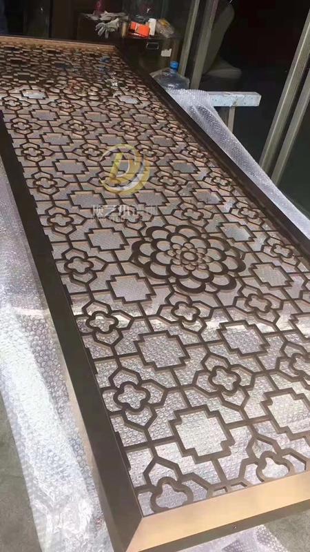 上海会所不锈钢屏风