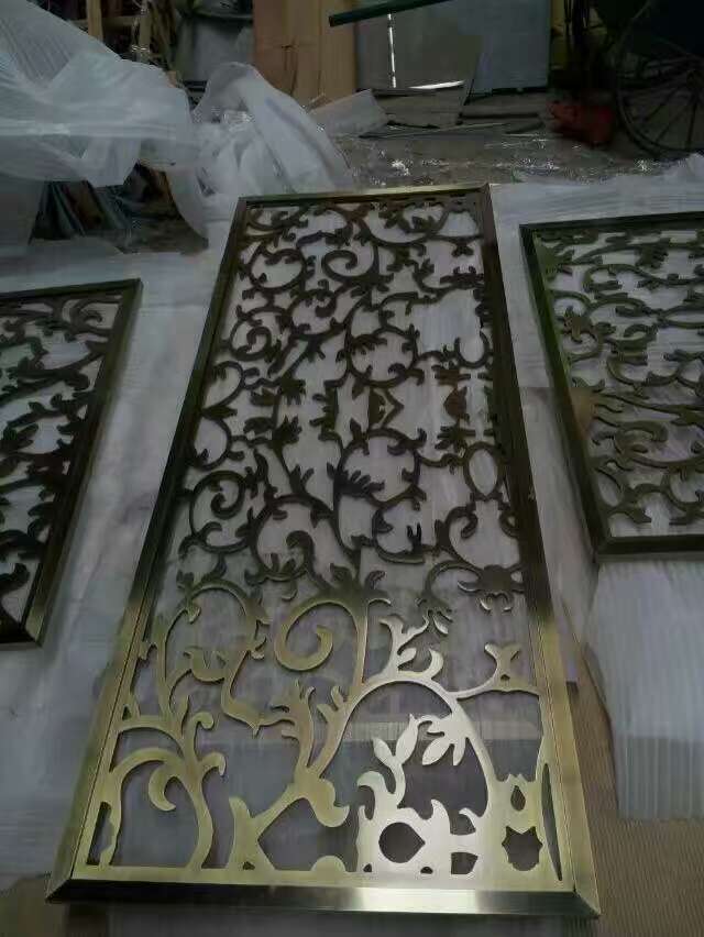 吉林铝板雕花屏风