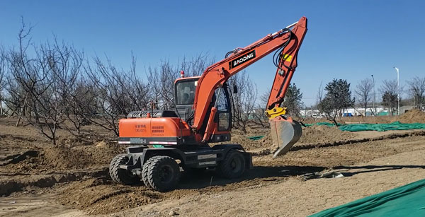 淄博国产轮式挖掘机价格