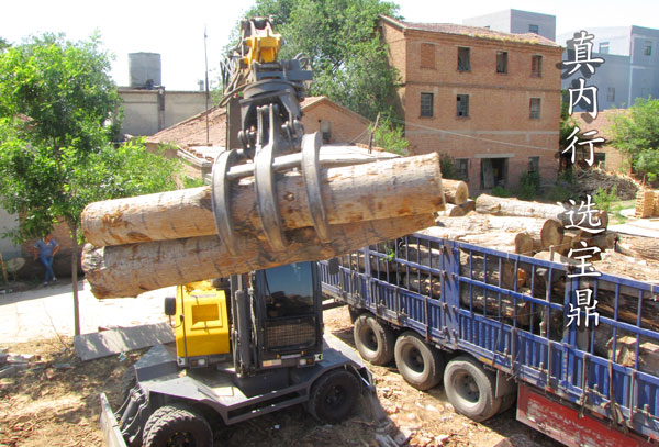 柳州装木头挖掘机