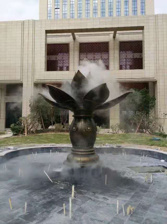 自主研发和生产的房地产商业地产雾森景观人造雾设备