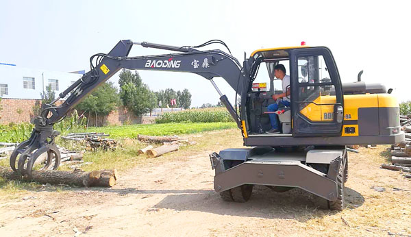 黔东南全新轮式抓木机报价