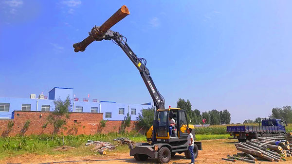 韶关全新轮式抓木机报价