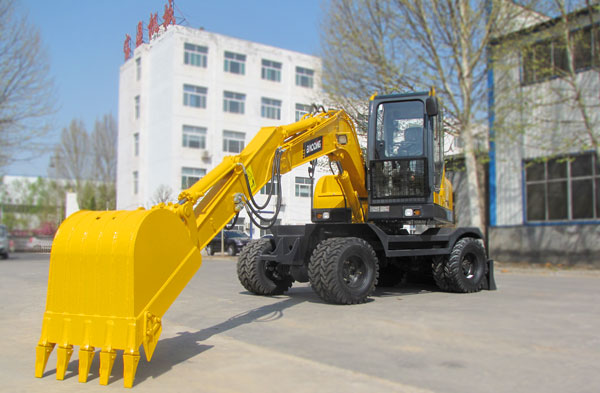 全新轮胎式挖掘机生产厂家