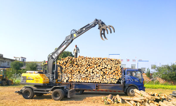 百色全新挖掘机抓木机公司