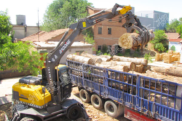 吉林全新挖掘机抓木机促销