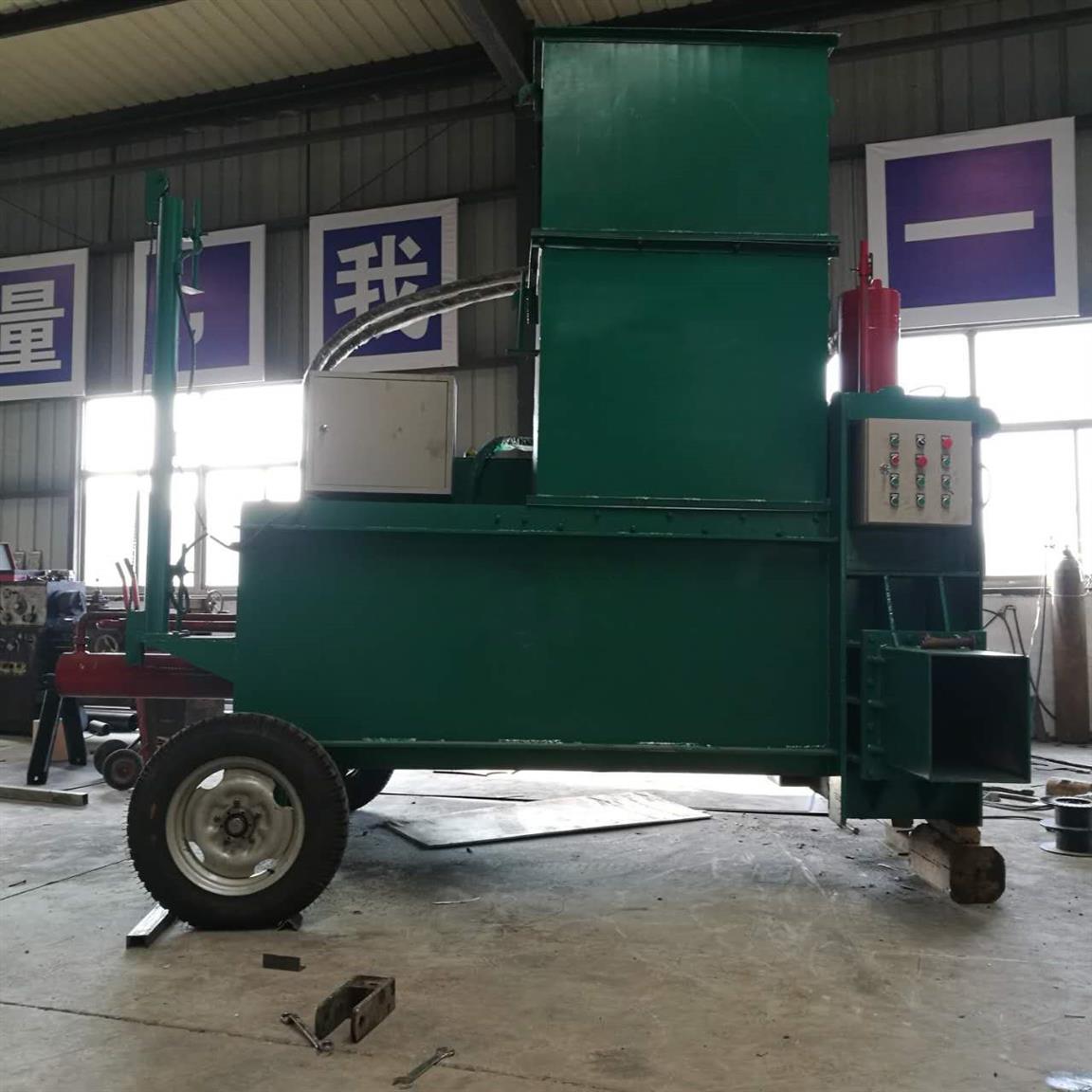 巴彦淖尔双缸玉米秸秆饲料压块机套袋打包机厂家直销