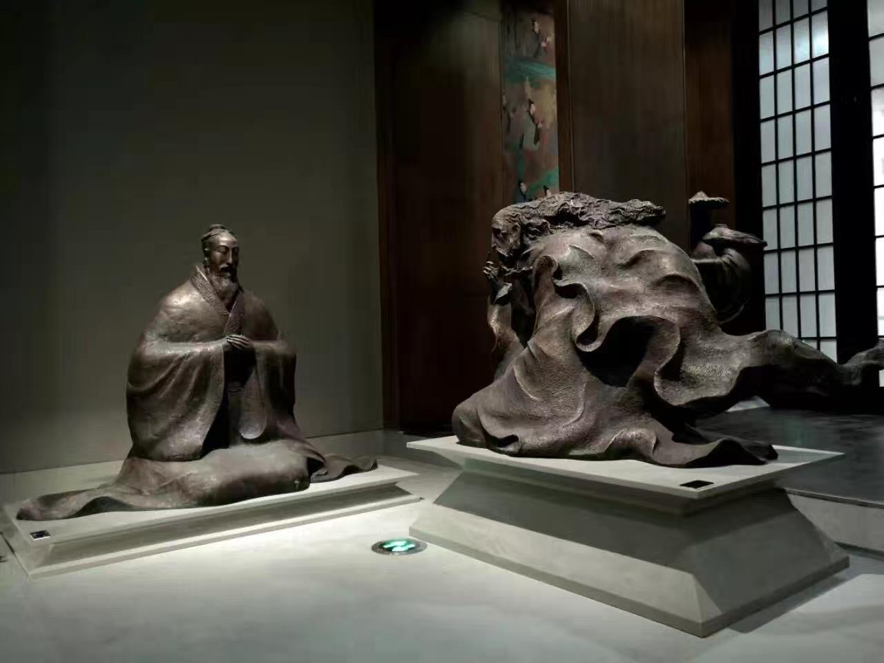 定做玻璃钢仿铜雕塑 专业人物雕塑厂家二次深化及设计制作安装