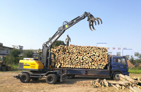 湖南轮胎抓木机